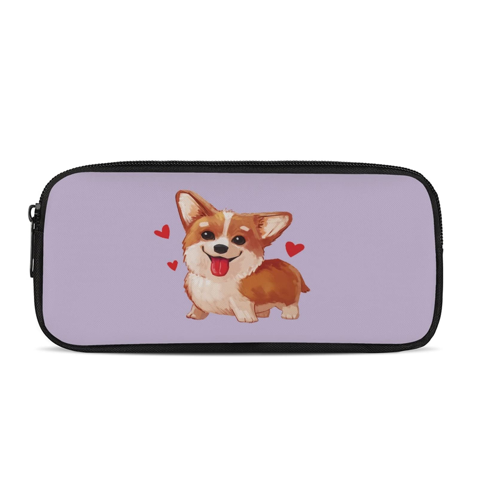 HUIACONG Corgi Pencil Case for Girls Kids School Supplys Large Stationery Coin Purse Children's Back to School Pencil Pouch