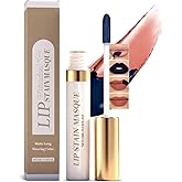 Lip Stain Peel Off & Wipe-Off, Long Lasting Waterproof Lip Tint, Smudge Proof, Transfer Resistant, Easy Wipe Finish, High Pigment Matte Lip Color, All-Day Kiss-Proof Lip Makeup,Nude Apricot