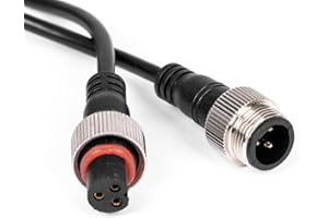 OHMU 6FT 3Pin Extension Wire Cable for LED Whip Lights,Whips and Rocks Cambo Connection Kits(2 Packs)