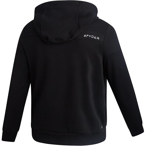 Spyder ​Colorblock SPFFD193-601 Red Men's Full-Zip Hoodie Large at