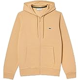 Lacoste Men's Zip-Up Fleece Hoodie, Croissant, XX-Large