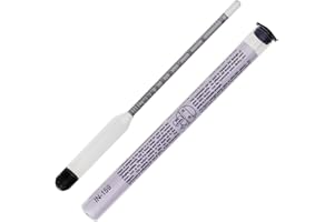 THERMOMETER WORLD Alcohol Meter Spirit Meter 0-100% Measures Alcohol in Distilled Spirit 23cm