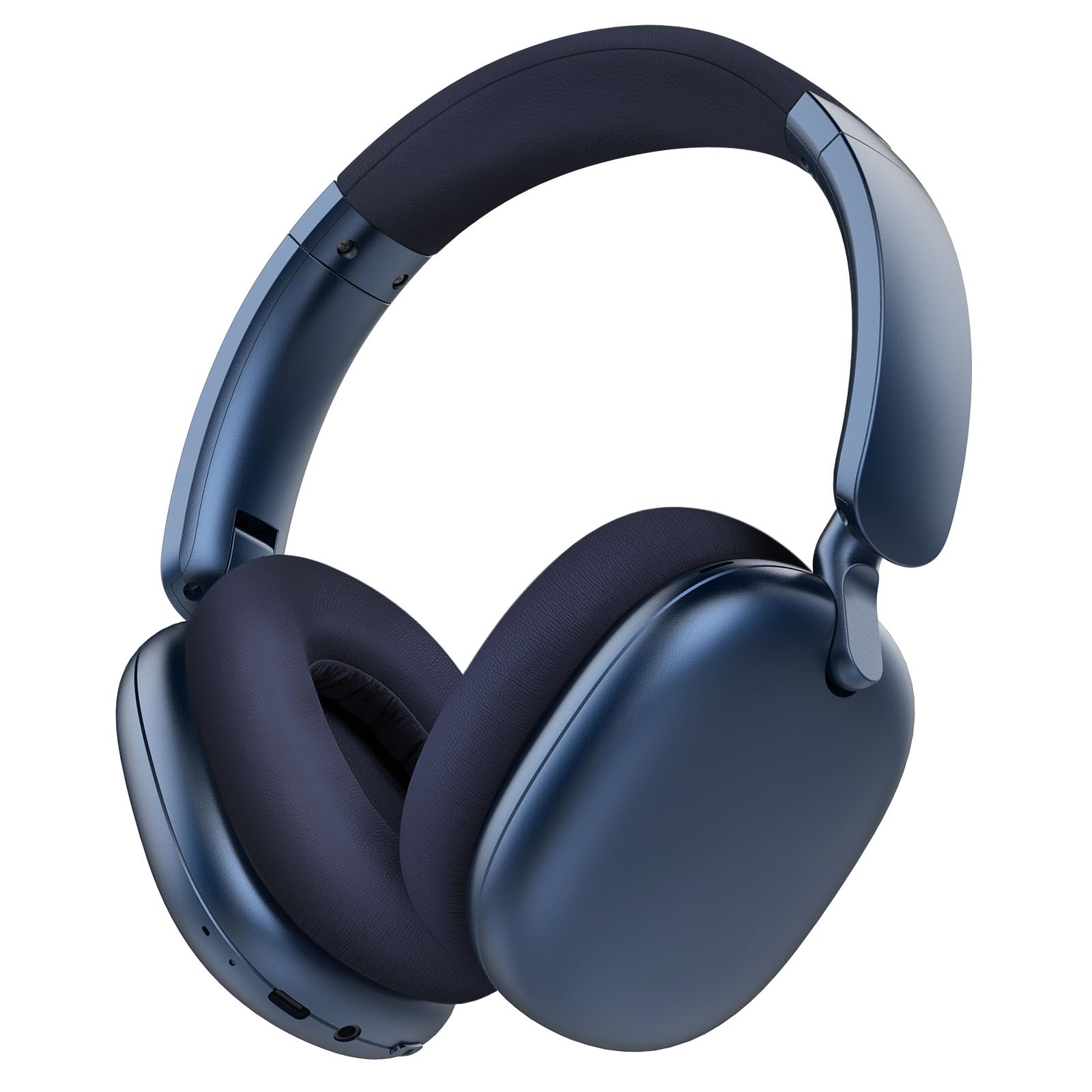 Photo 1 of *UNTESTED*
RORSOU C6 Active Noise Cancelling Headphones, Wireless Over Ear Bluetooth Headphones, 60H Playtime, Lightweight Folding Deep Bass Comfort Fit Ear Cups Headset with Mic for iPad/Travel/PC/Home Blue