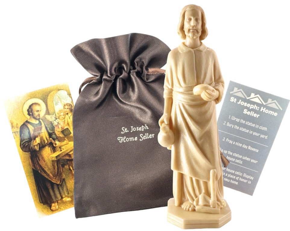 Westmon Works Saint Joseph Complete Home Selling Kit with Instructions Holy Card and Burial Bag
