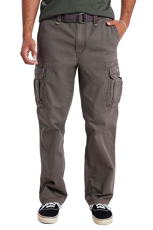UNIONBAY mens Survivor Iv Relaxed Fit Cargo - Reg and Big Tall Sizes Casual Pants, Saddle, 32W x 32L US
