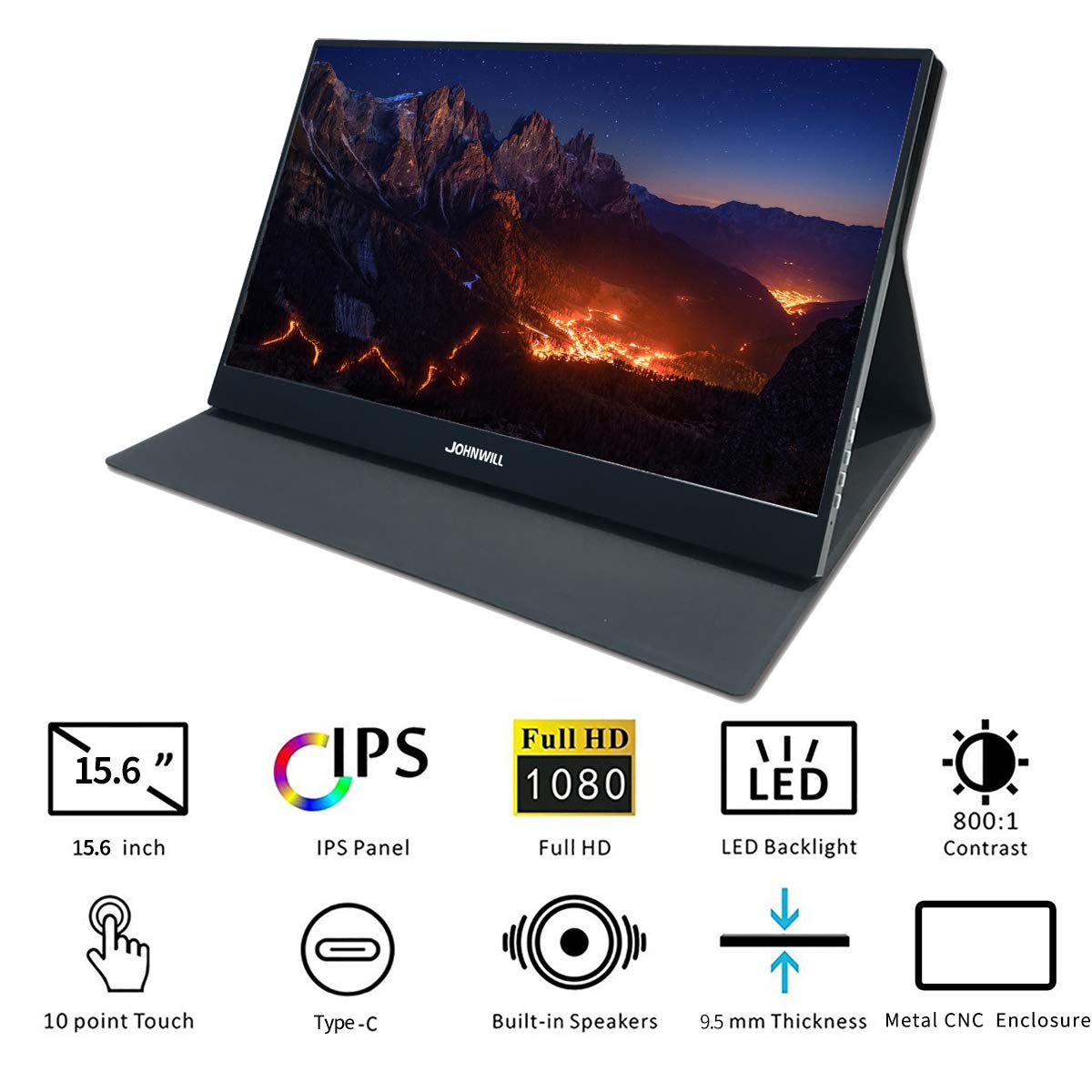 Xbox 360,JOHNWILL altoparlante incorporato 4K gaming Monitor 15,6 pollici  monitor portatil FHD 3840 x 2160 con ingresso HDMI monitor per giochi da  computer Raspberry Pi PS3 PS4 Monitor farmaki.gr