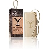 Tru Fragrance Beauty Yellowstone Bunkhouse Artisanal Bar Soap- Officially Licensed Soap of Paramount Network's Yellowstone - Crisp Citrus & Sage,10 oz