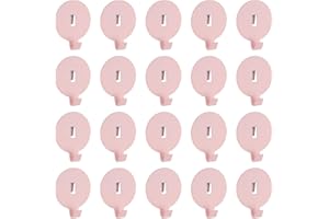 uxcell 20Pcs PegBoard Hooks, 1.7" Study Peg Shelving Hooks Heavy Duty Round Wall Organizing Hook Peg Board Organizer Accessor