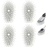 Brush Refills for OXO Dish Brush | 4 Pack Dish Brush Cleaning Soap Dispensing Head Replacement for Scrubber(Grey)