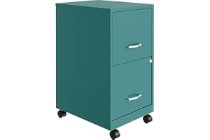 Lorell LYS SOHO File/File Mobile Cabinet, Teal