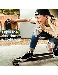 Samsung Gear IconX (Edición 2018) sin cables, Auriculares para fitness (Versión US con garantía), color gris, Negro