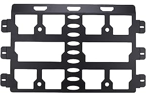 Fabater Packout Toolbox Mounting Plate Heavy Duty Carbon Steel Wall Floor Mount Base for Efficient Workshop Layout 25.94x14.0