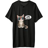 Men's Ciao Bella Cat with Sunglasses Adult &amp; Youth Baseball Jersey
