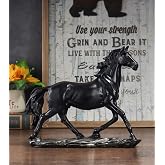 JXCBXJ Horse Resin Statue,Home Animal Decor,Horse Art Figurine Decorative Sculpture,for Home Office Decoration Gift.