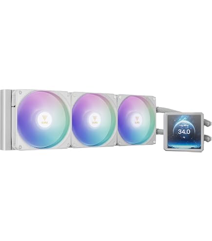 Water Cooler NZXT Kraken Plus 360 RGB Branco Fan F360 Core Tripla