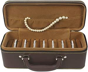 AG Caja de almacenamiento de joyas de madera Caja de pulseras 15