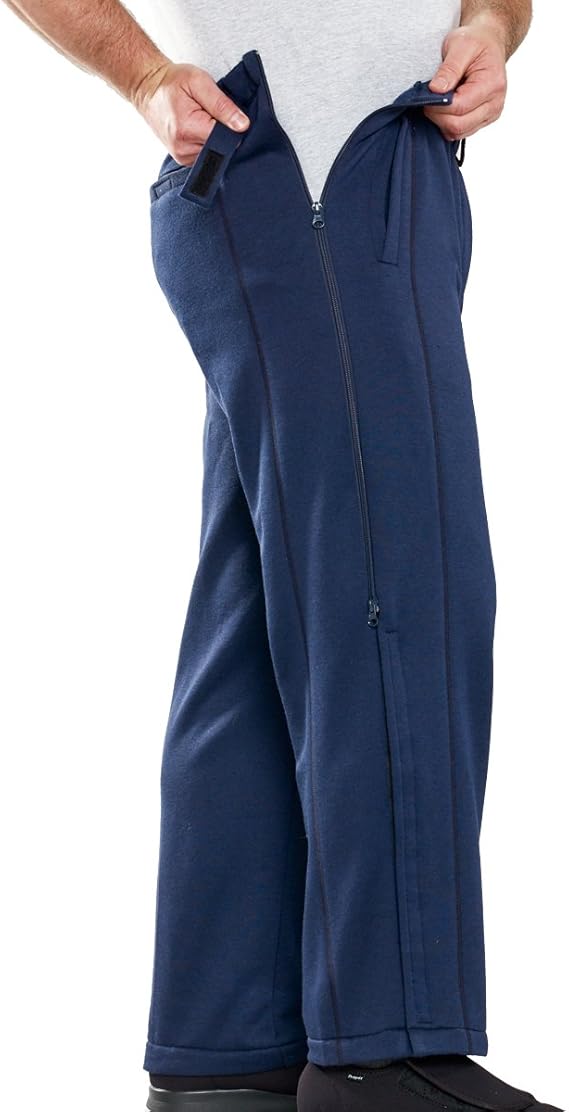 Silvert's Mens Zipper Tearaway Pants for Arthritis, Catheters at Amazon