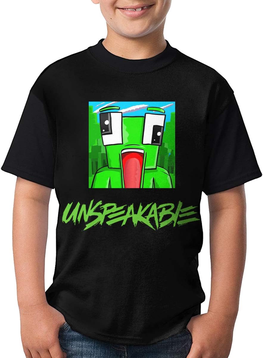 NPD5KWVUGS Kids Un_Frog Short Sleeve T-Shirt for Boys Girls Black