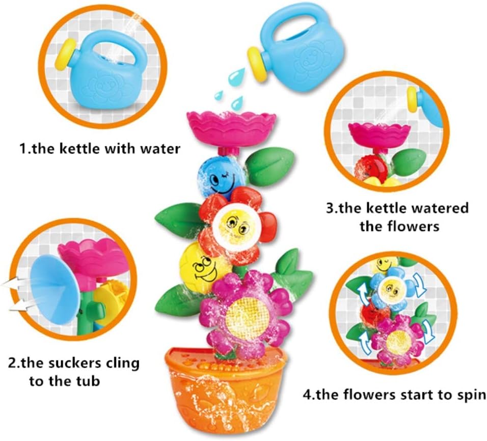 flower bath toy