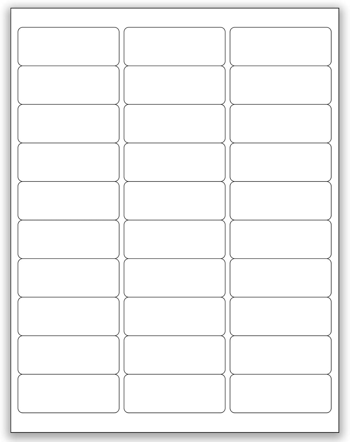 Office Labels Lot de 200 feuilles d'étiquettes d'adresse 1 x 2 5/8