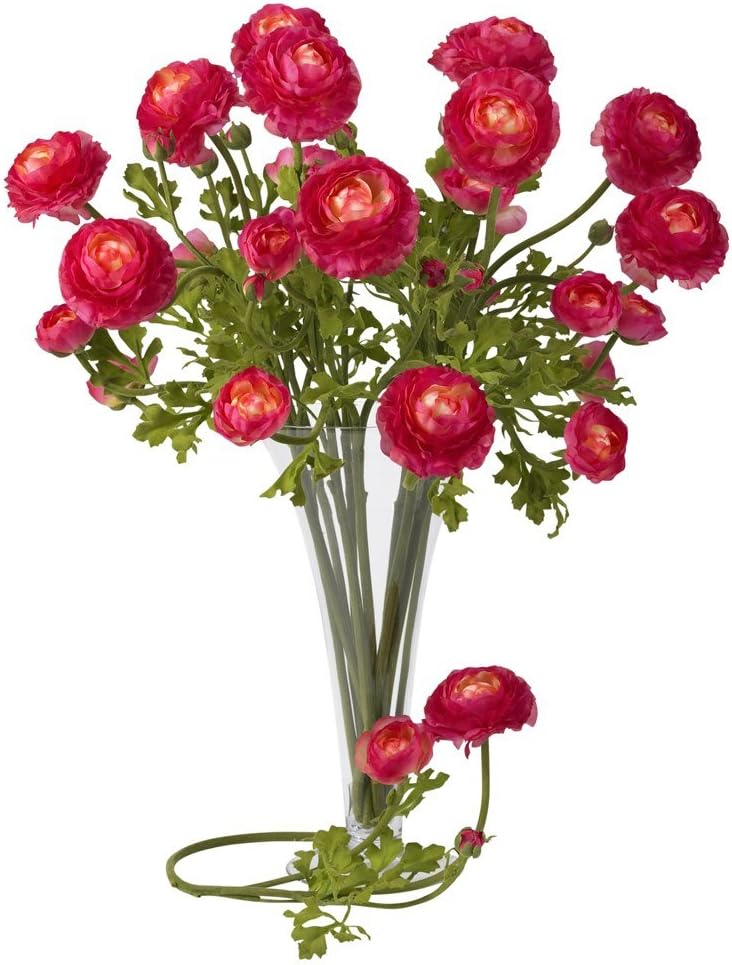 Beauty Silk Ranunculus Stems 23 Inches Set of 12 Home