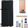 for Oneplus 8T Oneplus 9R Realme X7 pro LCD Display KB2001 KB2000 KB2003 KB2005 Replacement LCD Display Screen Touch Digitizer Assembly (Black)