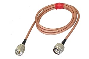 RG316 RG58 RG142 RG400 UHF PL259 Male Plug to N Male Straight Connector RF Jumper Pigtail Cable 6inch~20M(RG142 N to PL259,12