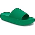 Joomra Pillow Slippers for Women and Men Non Slip Quick Drying Shower Slides Bathroom Sandals | Ultra Cushion | Thick Sole