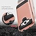 Circle Galaxy Core Prime Case, 2-Piece Style Hybrid Shockproof Hard Case Cover (TM) Stylus Touch Screen Pen and Screen Protector - Rose Gold