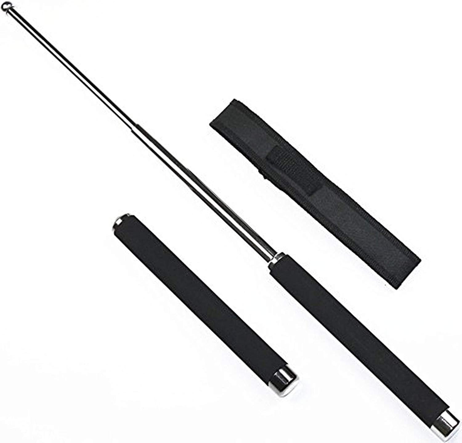 RR Trading Multi-Function Collapsible Walking Hiking Emergency Self Defense Tool Extended for Men and Women
