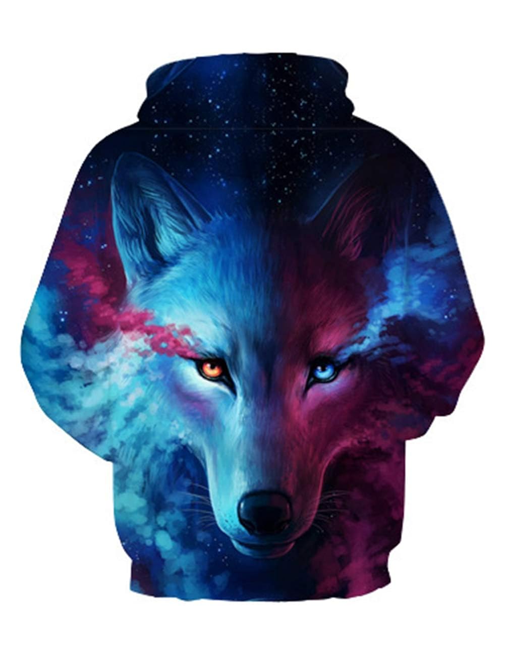 jaket hoodie 3d wolf