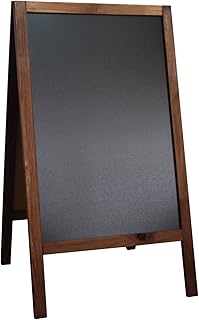 Druckspezialist Aufsteller Kreidetafel Kundenstopper beidseitig aus Holz 90 x 51 cm