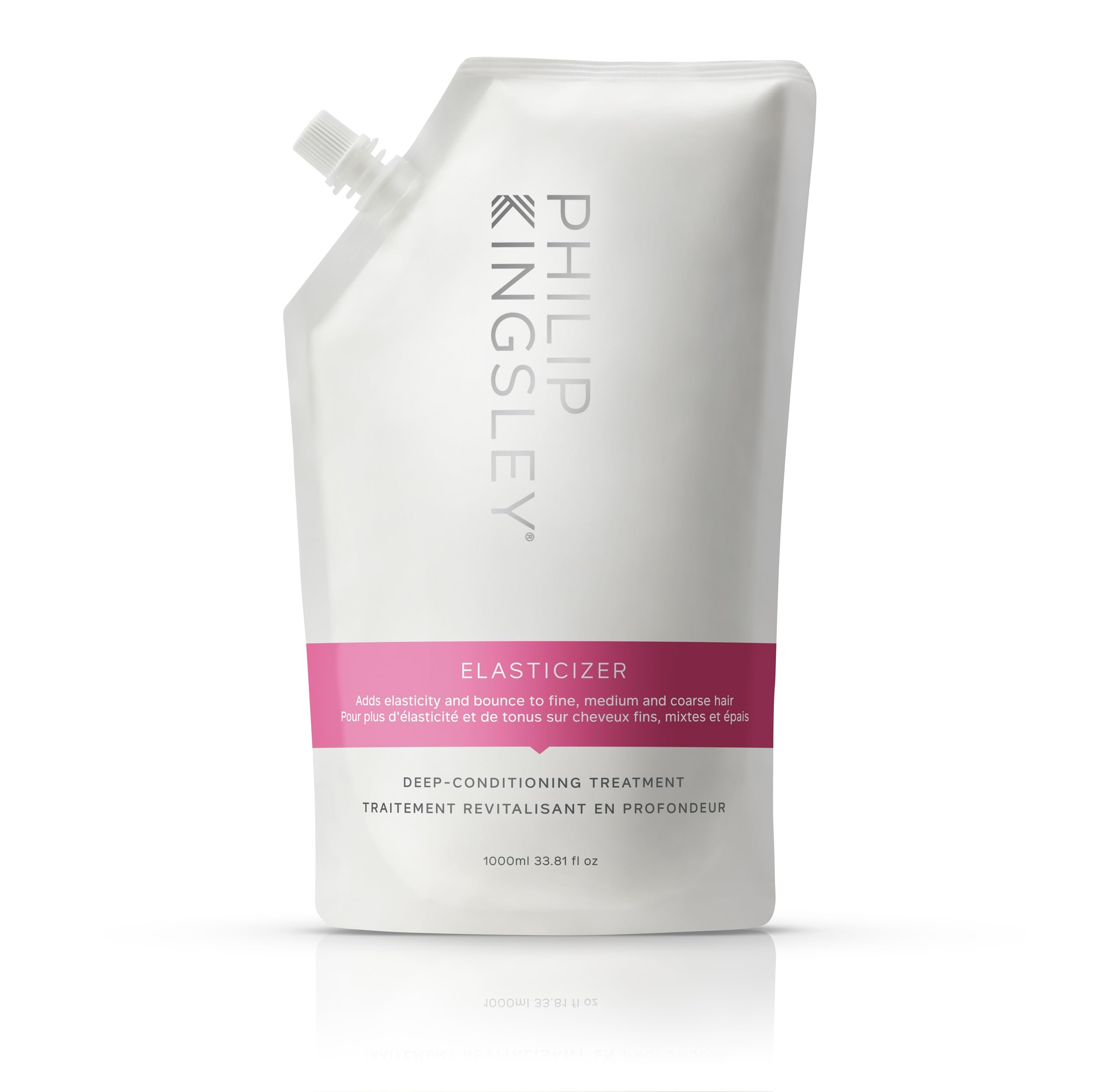 Philip Kingsley - Elasticizer | Deep Conditioner | Repair Hair Mask Treatment for All Hair Types | Pre Shampoo Deep Conditioning Mask | Hydrates, Adds Shine and Reduces Breakage | 1000ml Refill Pouch