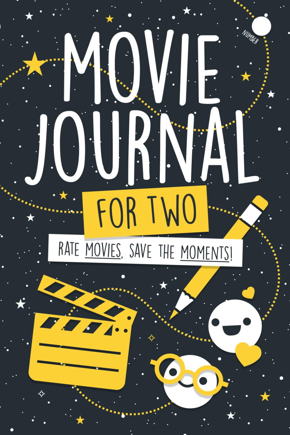 Photo 1 of Movie Journal For Two - Rate movies. Save the moments: A Log book for couples & friends to review films