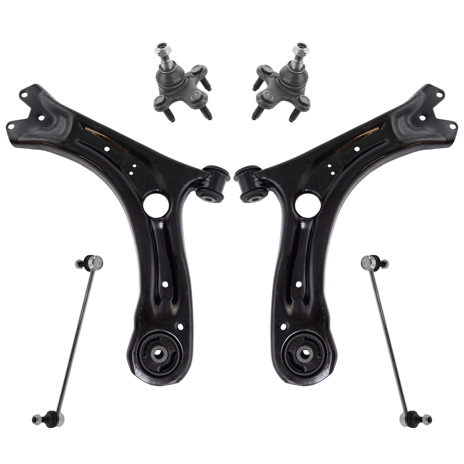 TRQ Front Suspension Kit Ball Joint Control Arm