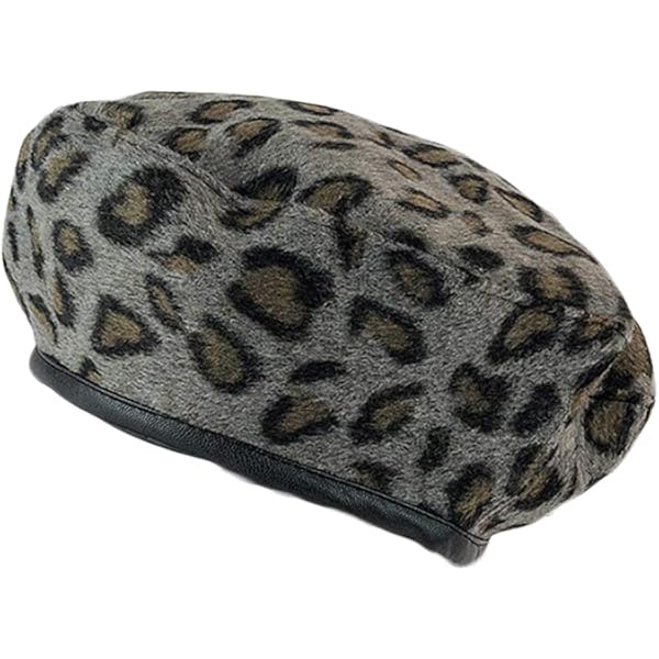 帽子 OLD STANDARDS - ANIMAL BIG BERET Leopard OLD STANDARDS - ANIMAL BIG BERET (Leopard) - CANVAS CLOTHING