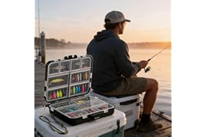 Mini Tackle Boxes for Small Tackle Box Organizer Ideal for Fishing Storage Containers, Waterproof Organizer for Sinkers, Hook