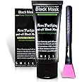 SHILLS Charcoal Face Mask, Peel Off Mask, Charcoal Mask, Peel Off Mask, Deep Cleansing, Purifying, Activated Charcoal Mask with Brush