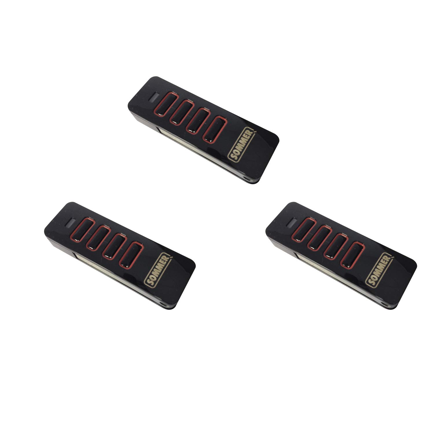 3 x Sommer Hand Transmitter Pearl 4018 4018V000 TX55-868-4 Radio Transmitter Garage Door Remote Control 868.8 MHz 868.95 MHz Base+ Pro+ Teckentrup Drive - Compatible 4020 4026 4031 Slider+
