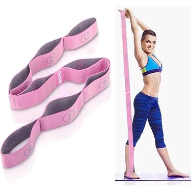 Ensemble De 4 Bretelles Et 4 Poignets Bloque Yogauelle - Sangle De Yoga En Nylon Noir, Réglable, Pour Jeu Érotique