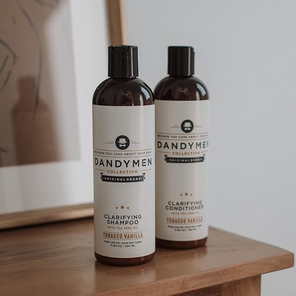 DANDYMEN CLARIFYING SHAMPOO WITH TEA TREE OIL 11.83 OZ