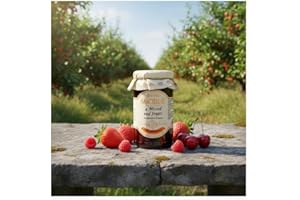 Set of 2 Jars, Les Confitures à la Ancienne - 4 Fruits Rouges (4 Mixed Red Fruits) French Preserves, 9.5 oz