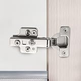 FURNIWARE 2 Pcs Soft Close Cabinet Hinges 110° Full Overlay Cupboard Steel view 8