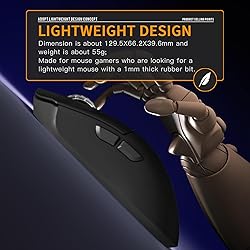 Darmoshark M3 Pro Wireless Gaming Mouse,Tri-Mode