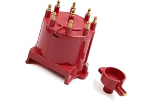 ACROPIX Car Ignition Distributor Cap and Rotor Kit External Coil Fit for Chevrolet Suburban C1500 C2500 C3500 for GMC K1500 8