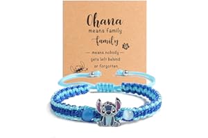 AULSIEY Stitch Gifts for Daughter Niece Granddaughter, First Day of Kindergarten/Pre School Gifts, Cute Stitch Bracelet Birthday Christmas Back to School Gifts