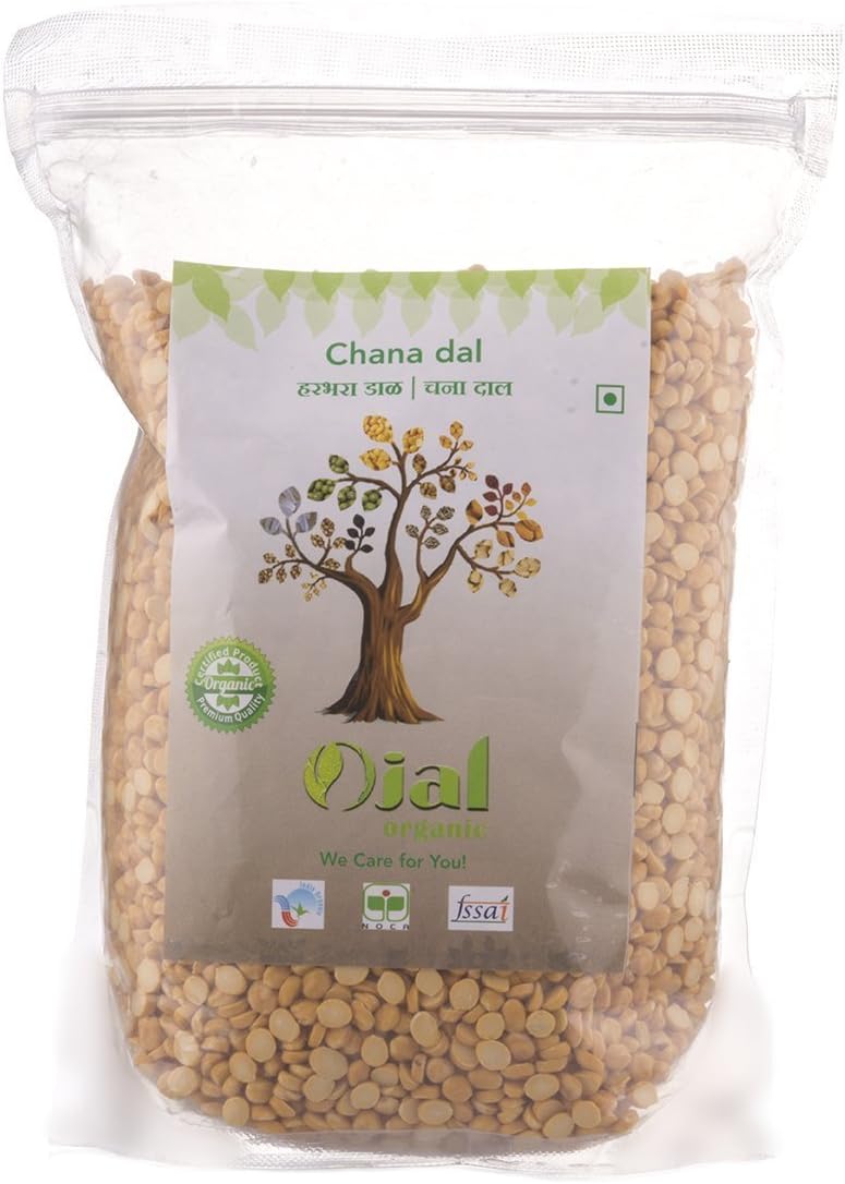Ojal Organic Chana Dal / Bengal Gram Split 1 Kg