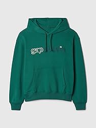 GAP mens Logo Fleece Hoodie Balsam Tree XL