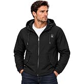 Spyder Mens Windbreaker Jacket - Hooded Lightweight Breathable Hiking | Water Resistant, Full Zip, Everyday Layer for Hiking, Commutes, Travel, Errands, and Cool-Weather Days