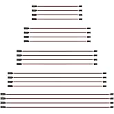 Servo Extension Cable, 20 PCS 3-Pin Servo Extension Cable,Wire Cord Female to Male Rc Servo Extension Cord Wire Connectors for Servo Extension Connection Control Board Remote Control Parts(5 Sizes)